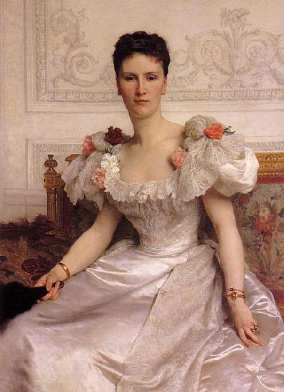 William-Adolphe Bouguereau Portrait of Zenaide de Cambaceres oil painting image